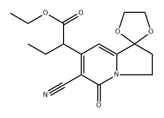 2-(6-氰基-5-氧代-2,3-二氢-5H-螺[吲哚嗪-1,2'-[1,3]二氧戊环]-7-基)丁酸乙酯