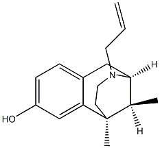 [2S-(2alpha,6alpha,11R*)]-1,2,3,4,5,6-Hexahydro-6,11-dimethyl-3-(2-propenyl)-2,6-methano-3-benzazocin-8-ol hydrochloride
