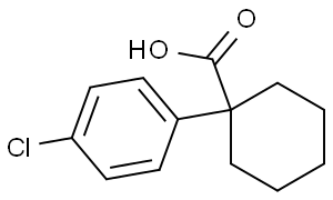 Cyclohexanecarboxylic acid, 1-(4-chlorophenyl)-
