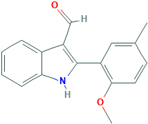 1H-Indole-3-carboxaldehyde,2-(2-methoxy-5-methylphenyl)-(9CI)