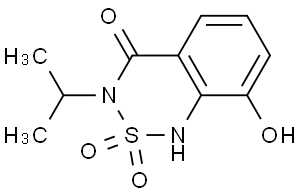 3-Isopropyl-8-hydroxy-1H-2,1,3-benzothiadiazine-4(3H)-one 2,2-dioxide
