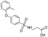 3-((4-(O-TOLYLOXY)PHENYL)SULFONAMIDO)PROPANOIC ACID