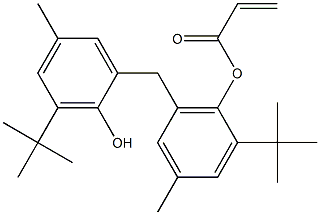 2-Tert-butyl-6-(3-tert-butyl-2-hydroxy-5-methylphenyl)methyl-4-methylp-henyl acrylate