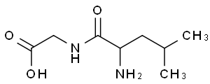 [(2-Amino-4-methylpentanoyl)amino]acetic acid