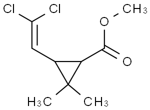 环丙基甲酸,3-(2,2-二氯乙烯基)-2,2-二甲基-,甲酯