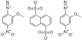 2-甲氧基-4-硝基-苯重氮1,5-萘二磺酸盐