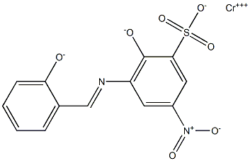Chromium, [2-hydroxy-3-[[(2-hydroxyphenyl) methylene]amino]-5-nitrobenzenesulfonato(3 -)-N3,O2,O3]-