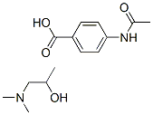 对乙酰氨基苯甲酸,1-二甲基氨基-2-丙醇复合盐