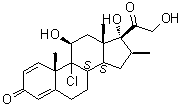 9α-氯-11β,17α,21-三羟基-16β-甲基孕甾-1,4-二烯-3,20-二酮