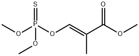 2-propenoicacid,3-((dimethoxyphosphinothioyl)oxy)-2-methyl-,methylester,(e