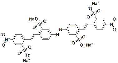 TETRASODIUM 3,3-AZOBIS(6-(2-(4-NITRO-2-SULPHONATOPHENYL)VINYL)BENZENESULPHONATE)