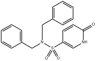 1,6-Dihydro-6-oxo-N,N-bis(phenylmethyl)-3-pyridinesulfonamide