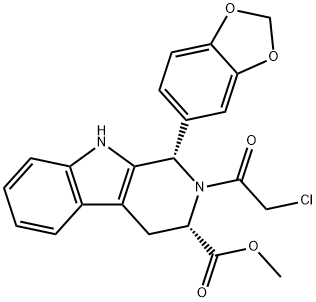 (1S,3S)-1-(1,3-苯并二恶唑-5-基)-2-(2-氯乙酰基)-2,3,4,9-四氢-1H-吡啶[3,4-b]吲哚- 3-羧酸甲酯
