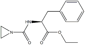 Alanine, N-(1-aziridinylcarbonyl)-3-phenyl-, ethyl ester, L- (8CI)