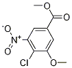 3-甲氧基-4-氯-5-硝基苯甲酸甲酯