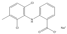 2-(2,6-二氯-3-甲基苯胺基)苯甲酸钠盐