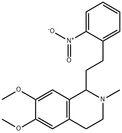 6,7-Dimethoxy-2-methyl-1-(2-nitrophenethyl)-1,2,3,4-tetrahydroisoquinoline