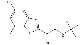 (±)-5-bromo-.alpha.-[[(tert-butyl)amino]methyl]-7-ethyl-2-benzofuranmethanol