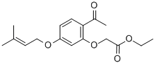 2-ethoxycarbonylmethoxy-4-(3-methyl-2-butenyl-oxy)acetophenone (intermediate of sofalcone)