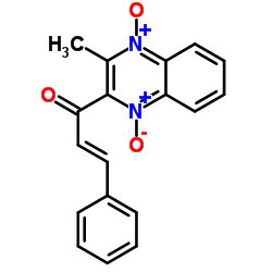 2-肉桂酰基-3-甲基喹喔啉 1,4-二氧化物