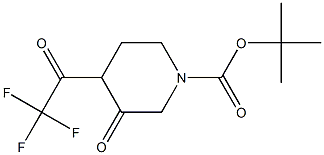 3-氧代-4-(三氟乙酰基)哌啶-1-羧酸叔丁酯