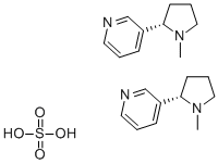 1-methyl-2-(3-pyridyl)-pyrrolidinsulfate