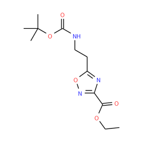 5-[2-[(叔丁氧羰基)氨基]乙基]-1,2,4-恶二唑-3-羧酸乙酯