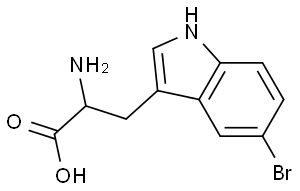 2-Amino-3-(5-bromo-1H-indol-3-yl)propanoic acid