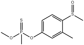 Phosphonothioic acid, methyl-, O-methyl O-[3-methyl-4-(methylsulfinyl)phenyl] ester (9CI)