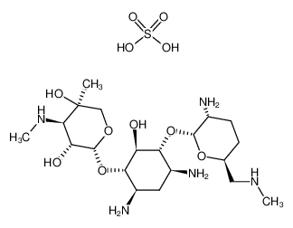 streptamine,o-2-amino-2,3,4,6-tetradeoxy-6-(methylamino)-alpha-d-erythro-hexop