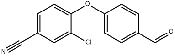 Benzonitrile, 3-chloro-4-(4-formylphenoxy)-