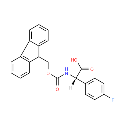 Benzeneacetic acid, α-[[(9H-fluoren-9-ylmethoxy)carbonyl]amino]-4-fluoro-