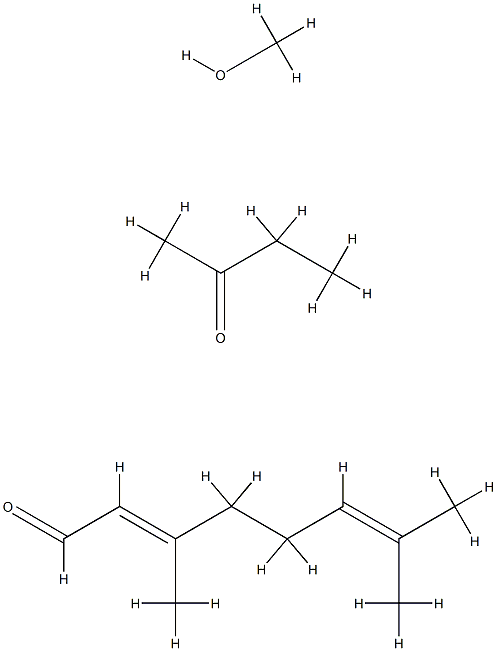 2,6-Octadienal, 3,7-dimethyl-, reaction products with me et ketoneand methanol, by-products from, distn. residues
