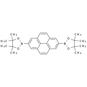 4,4,5,5-tetramethyl-2-[7-(4,4,5,5-tetramethyl-1,3,2-dioxaborolan-2-yl)pyren-2-yl]-1,3,2-dioxaborolane