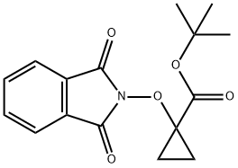 Cyclopropanecarboxylic acid, 1-[(1,3-dihydro-1,3-dioxo-2H-isoindol-2-yl)oxy]-, 1,1-dimethylethyl ester