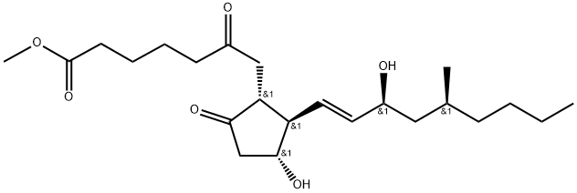 Prost-13-en-1-oic acid, 11,15-dihydroxy-17,20-dimethyl-6,9-dioxo-, methyl ester, (11a,13E,15S,17S)-