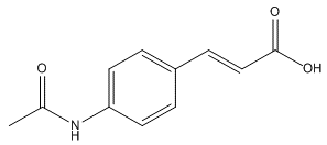 3-(4-乙酰氨基苯基)丙烯酸