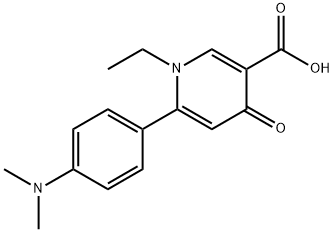 1-Ethyl-1,4-dihydro-6-[4-(dimethylamino)phenyl]-4-oxo-3-pyridinecarboxylic acid