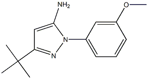 3-叔丁基-1-(3-甲氧基苯基)-1H-吡唑-5-胺