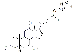 Cholan-24-oic acid, 3,7,12-trihydroxy-, monosodium salt, monohydrate, (3.alpha.,5.beta.,7.alpha.,12.alpha.)-
