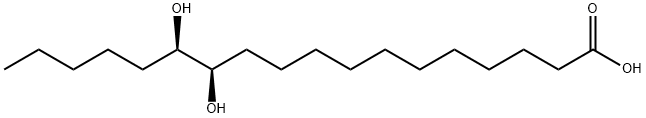 Octadecanoic acid, 12,13-dihydroxy-, (R*,R*)- (9CI)
