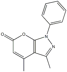 Pyrano[2,3-c]pyrazol-6(1H)-one,3,4-dimethyl-1-phenyl-