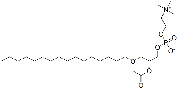 1-O-AKYL-2-ACETYL-SN-GLYCERO-3-PHOSPHOCHOLINE