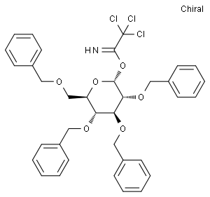 (2R,3R,4S,5R,6R)-3,4,5-Tris(benzyloxy)-6-((benzyloxy)methyl)tetrahydro-2H-pyran-2-yl 2,2,2-trichloroacetimidate