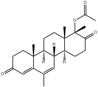 2,8-Chrysenedione, 1-(acetyloxy)-1,3,4,4a,4b,9,10,10a,10b,11,12,12a-dodecahydro-1,6,10a,12a-tetramethyl-, (1S,4aS,4bR,10aR,10bS,12aS)-