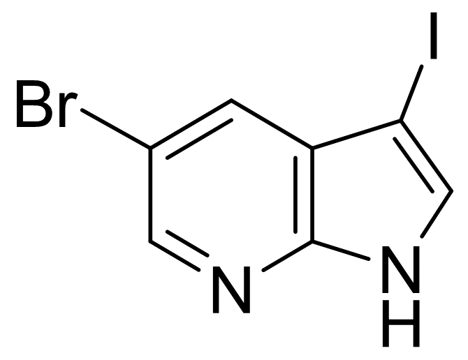 5-溴-3-碘-1H-吡咯并[2,3-b]吡啶