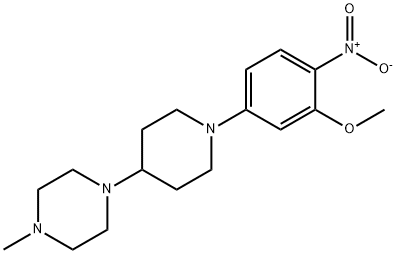 Piperazine, 1-[1-(3-methoxy-4-nitrophenyl)-4-piperidinyl]-4-methyl-
