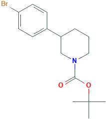 3-(4-溴苯基)哌啶-1-甲酸叔丁酯