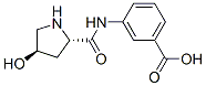Benzoic acid, 3-[[[(2S,4R)-4-hydroxy-2-pyrrolidinyl]carbonyl]amino]- (9CI)