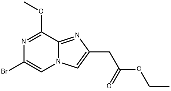 ethyl 6-bromo-8-methoxyimidazo<1,2-a>pyrazine-2-acetate